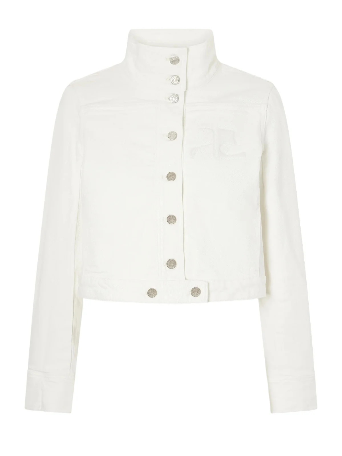 Reedition Cropped Logo-embroidered Denim Jacket Reedition Cropped Logo-embroidered Denim Jacket
