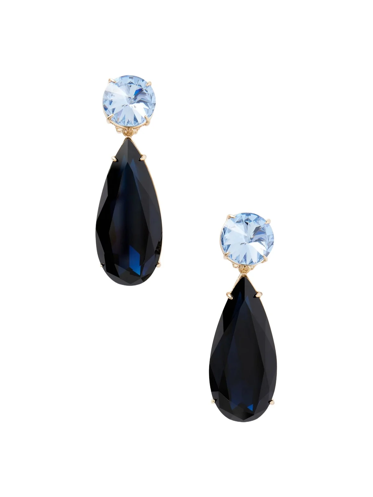 Gold-tone Crystal Earrings Gold-tone Crystal Earrings