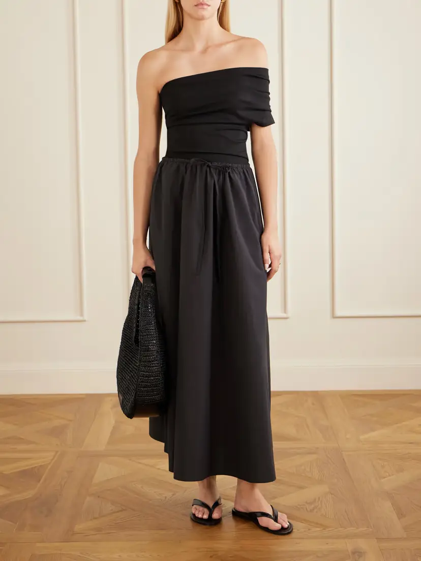 Matteau Organic Cotton-poplin Midi Skirt | Thumbnail 2 Matteau Organic Cotton-poplin Midi Skirt | Thumbnail 2