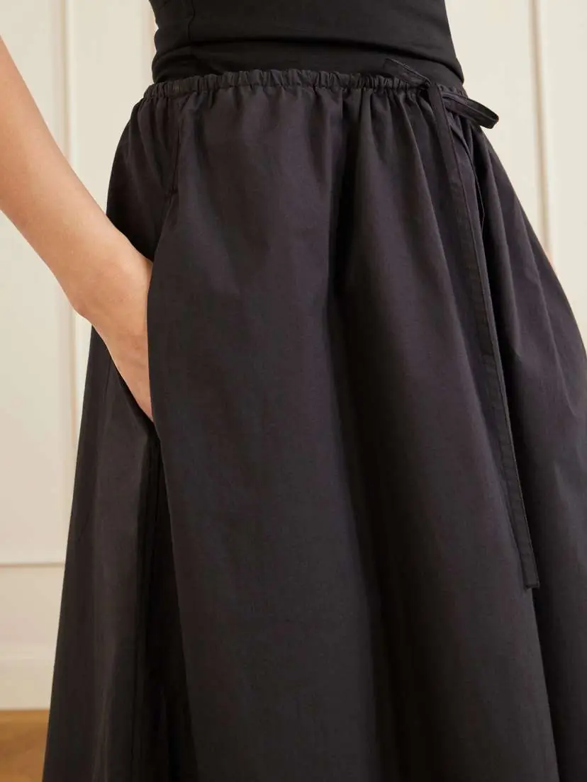 Matteau Organic Cotton-poplin Midi Skirt | Thumbnail 4 Matteau Organic Cotton-poplin Midi Skirt | Thumbnail 4