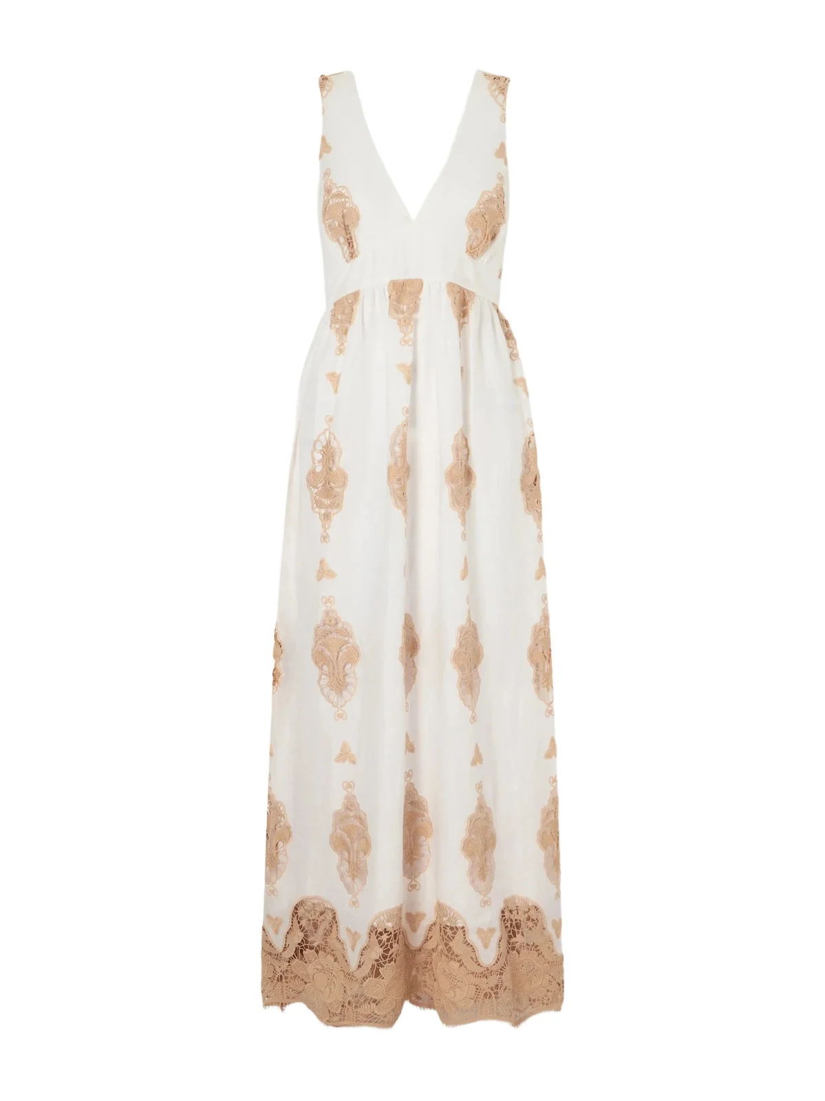 Jenny Broderie Anglaise Linen Maxi Dress Jenny Broderie Anglaise Linen Maxi Dress