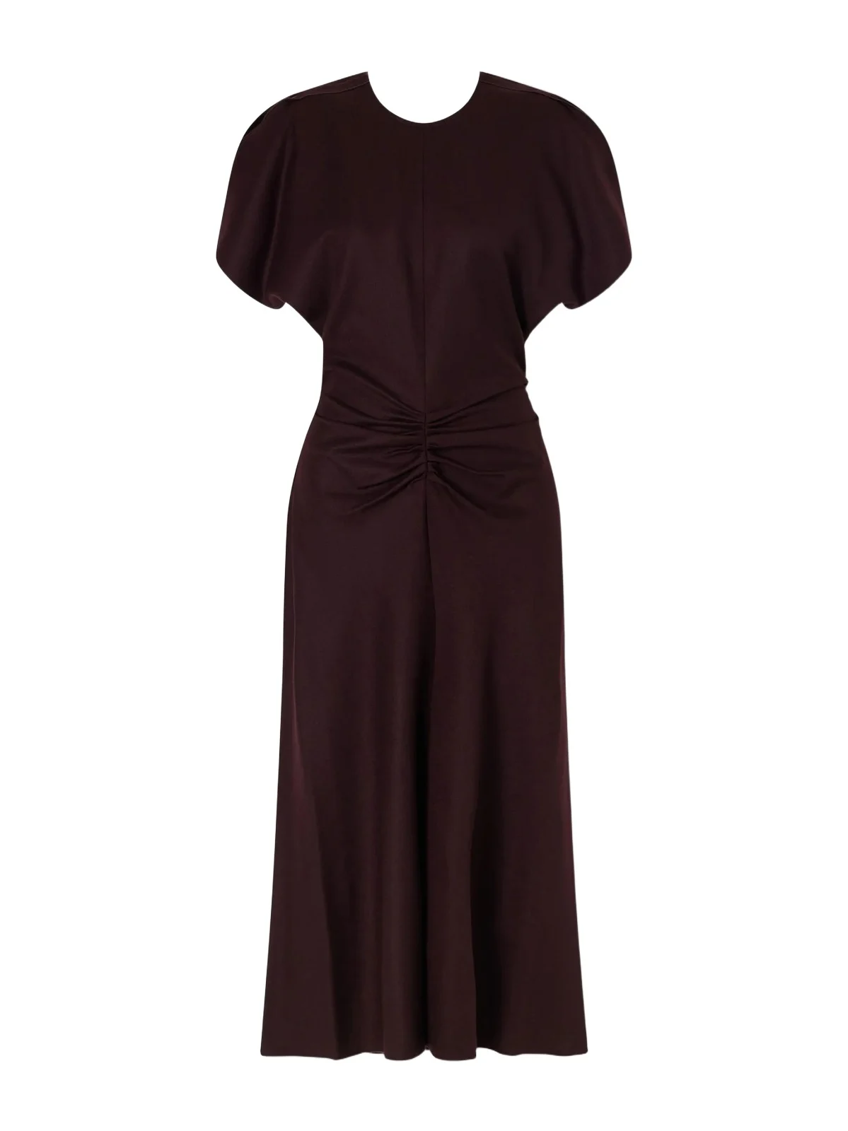 Bela Draped Wool Midi Dress Bela Draped Wool Midi Dress