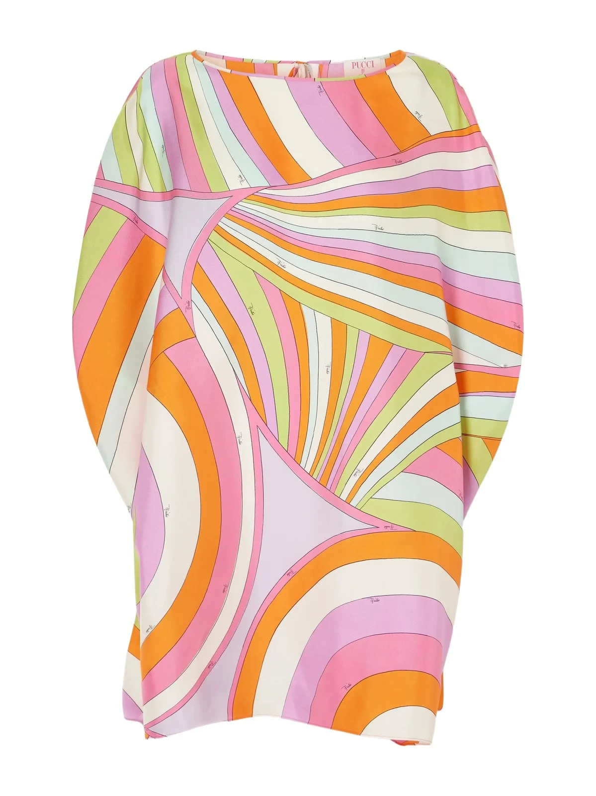 Printed Silk-twill Kaftan Printed Silk-twill Kaftan