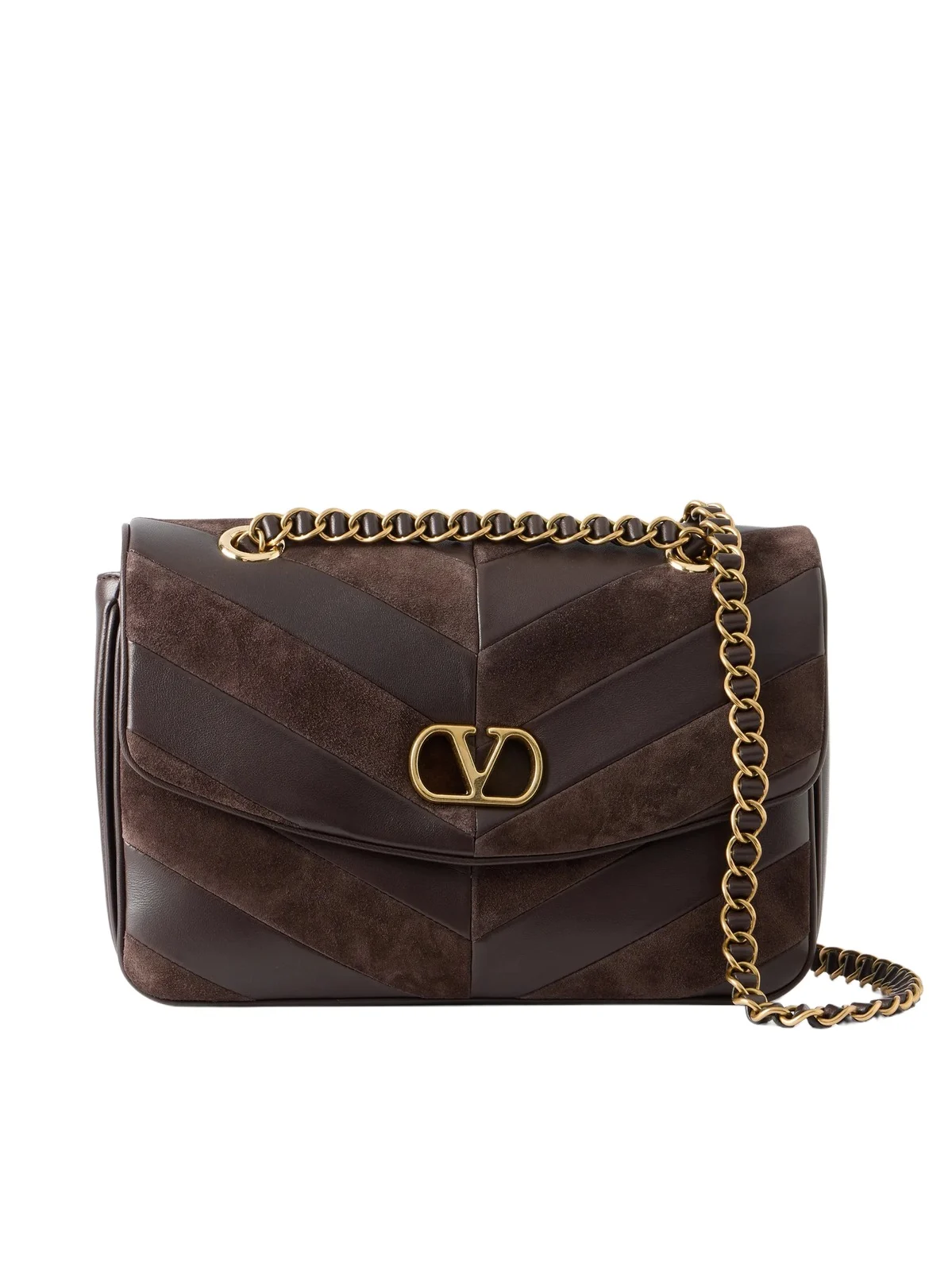 Djuna Medium Embellished Suede And Leather Shoulder Bag Djuna Medium Embellished Suede And Leather Shoulder Bag