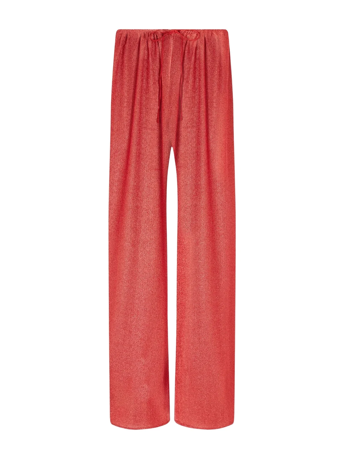Oséree Lumière Metallic Lurex Wide-leg Pants
