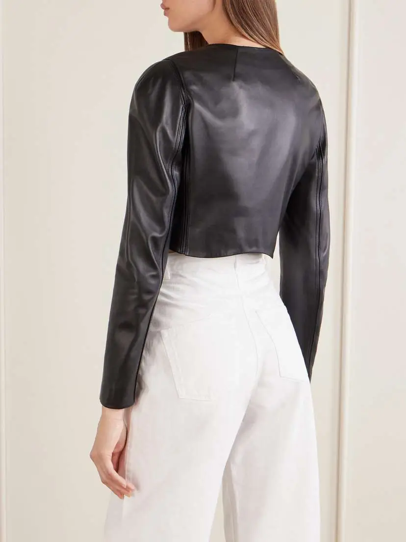 Alaïa Leather Biker Jacket | Thumbnail 3 Alaïa Leather Biker Jacket | Thumbnail 3