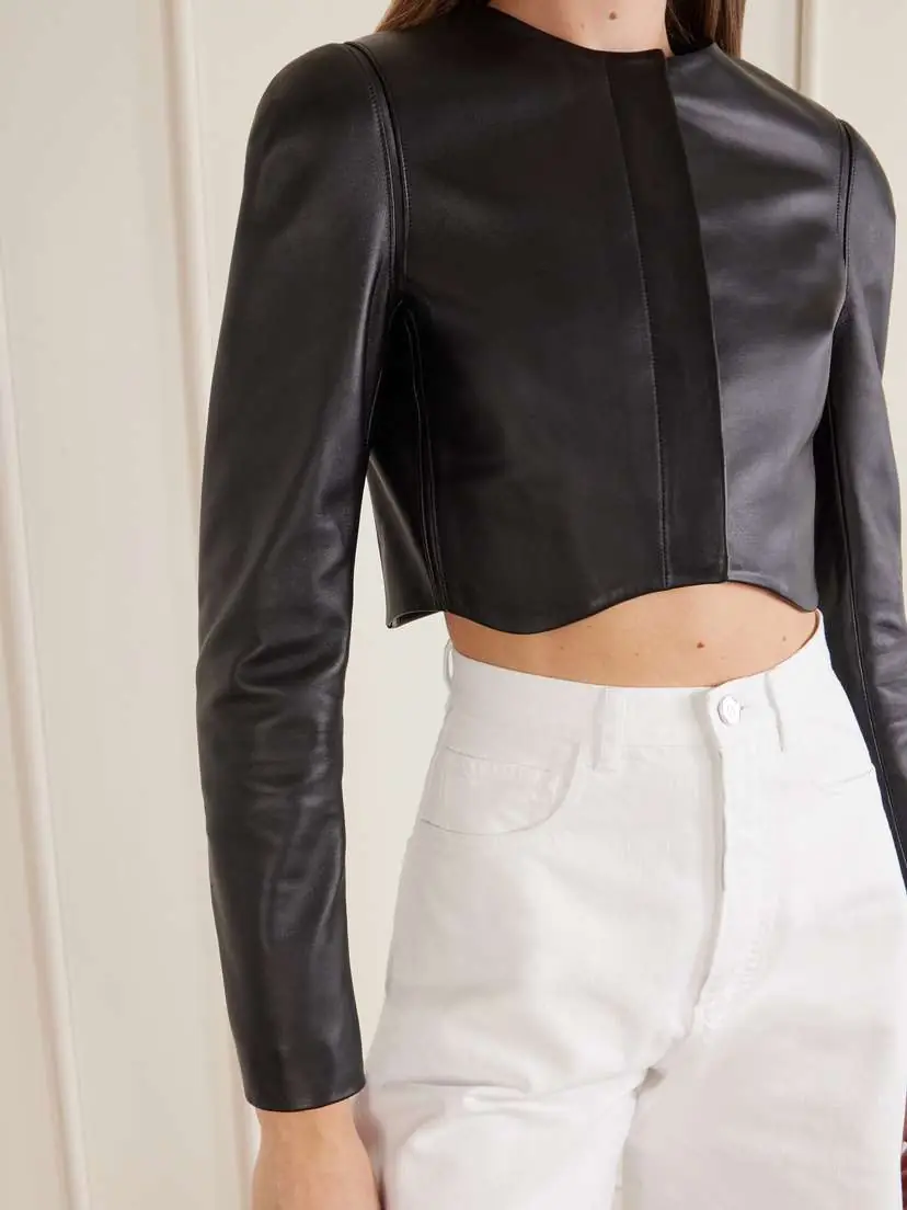 Alaïa Leather Biker Jacket | Thumbnail 4 Alaïa Leather Biker Jacket | Thumbnail 4