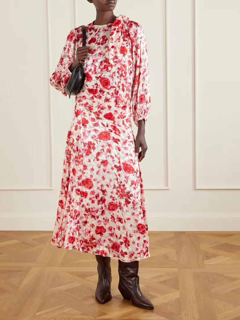 Isabel Marant Firma Floral-print Chiffon Blouse | Thumbnail 2 Isabel Marant Firma Floral-print Chiffon Blouse | Thumbnail 2
