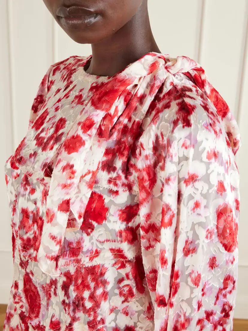 Isabel Marant Firma Floral-print Chiffon Blouse | Thumbnail 5 Isabel Marant Firma Floral-print Chiffon Blouse | Thumbnail 5