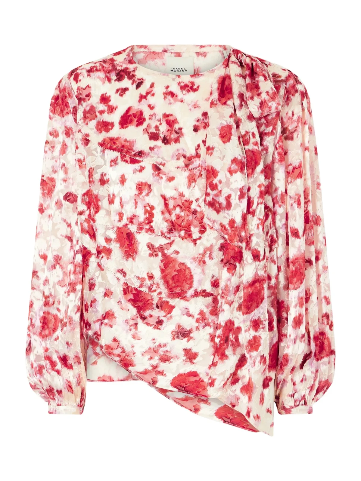 Firma Floral-print Chiffon Blouse Firma Floral-print Chiffon Blouse