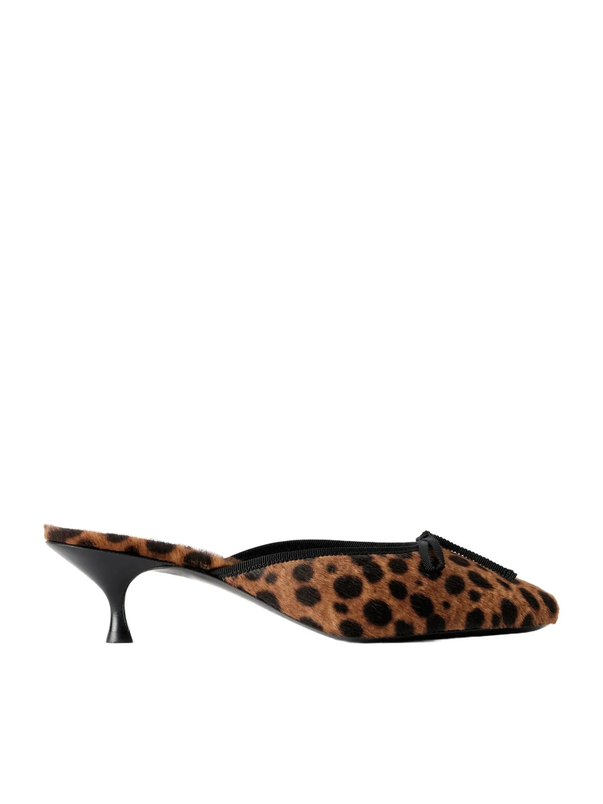 24/7 50 Bow-detailed Leopard-print Pony Hair Pumps 24/7 50 Bow-detailed Leopard-print Pony Hair Pumps