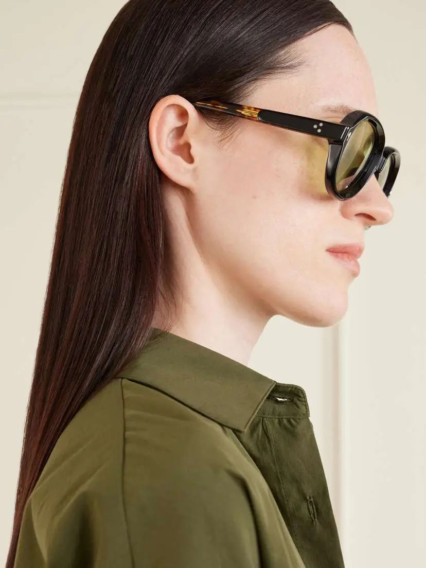 Jacques Marie Mage + Lou Lou De La Falaise Louise Aviator-style Acetate Sunglasses | Thumbnail 5 Jacques Marie Mage + Lou Lou De La Falaise Louise Aviator-style Acetate Sunglasses | Thumbnail 5