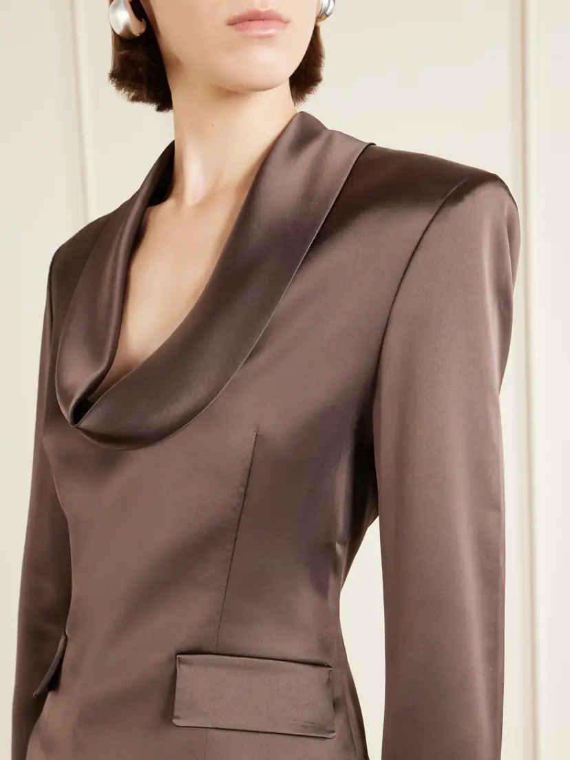 VIOLANTE NESSI Kendal Satin Blouse | Thumbnail 5