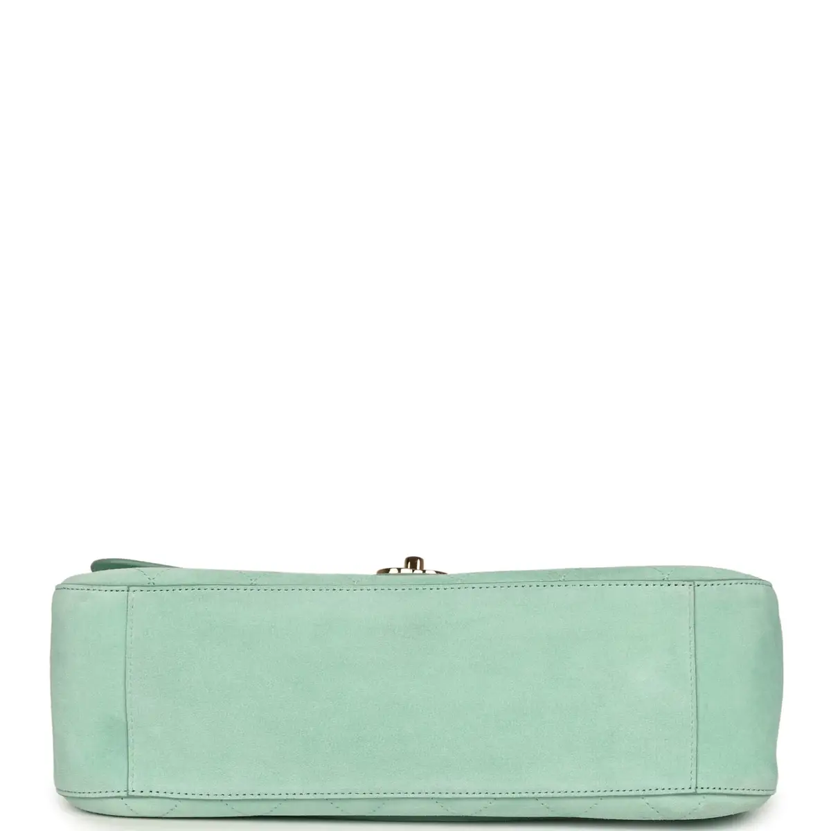 Chanel Chanel Maxi "Souplissimo" Small Flap Bag Green Beige Suede Gold Hardware | Thumbnail 6 Chanel Chanel Maxi "Souplissimo" Small Flap Bag Green Beige Suede Gold Hardware | Thumbnail 6