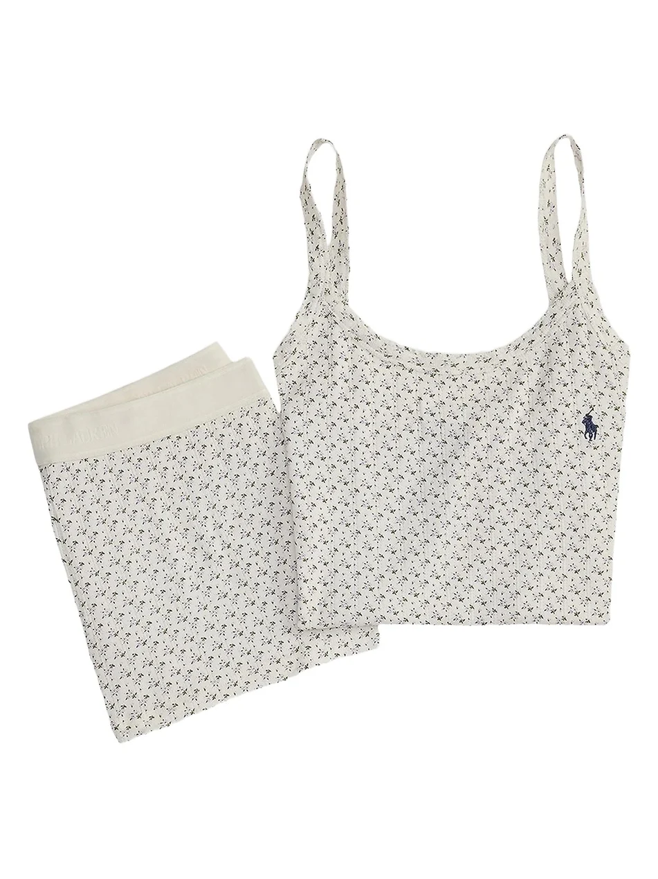 Polo Ralph Lauren Women's Polo Pointelle Tank Boxer Pajamas