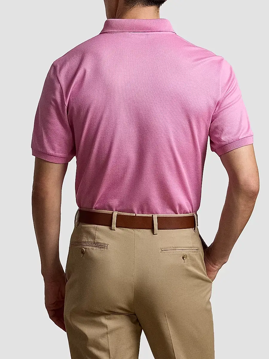 Ralph Lauren Purple Label Men's RL Cotton Piqué Polo Shirt | Thumbnail 4