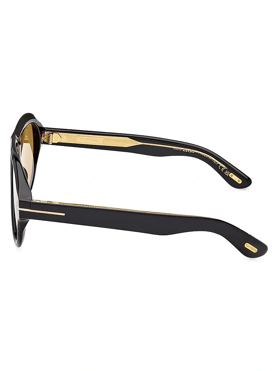 Tom Ford Men's Icon 56MM Aviator Sunglasses | Thumbnail 4