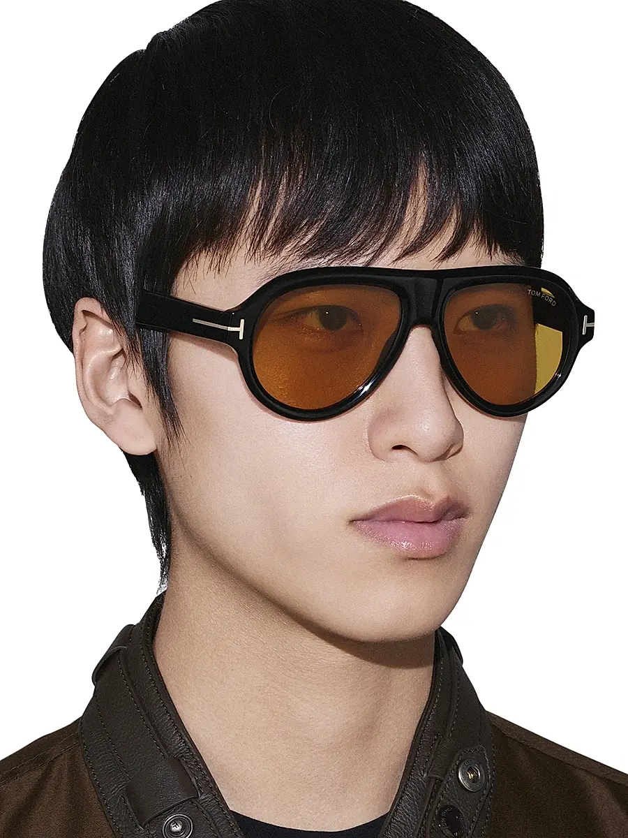 Tom Ford Men's Icon 56MM Aviator Sunglasses | Thumbnail 5