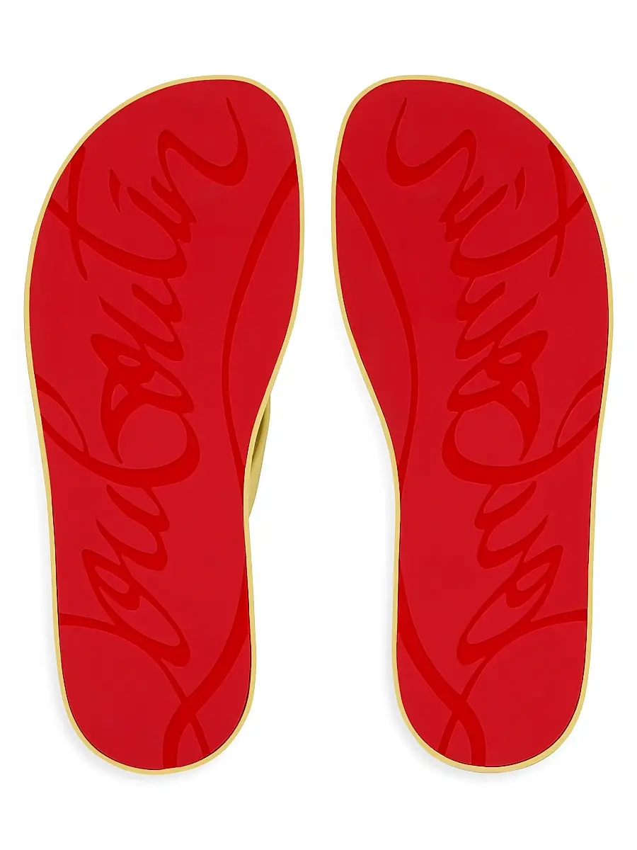 Christian Louboutin Men's Summer Rubber Thong Sandals | Thumbnail 5 Christian Louboutin Men's Summer Rubber Thong Sandals | Thumbnail 5