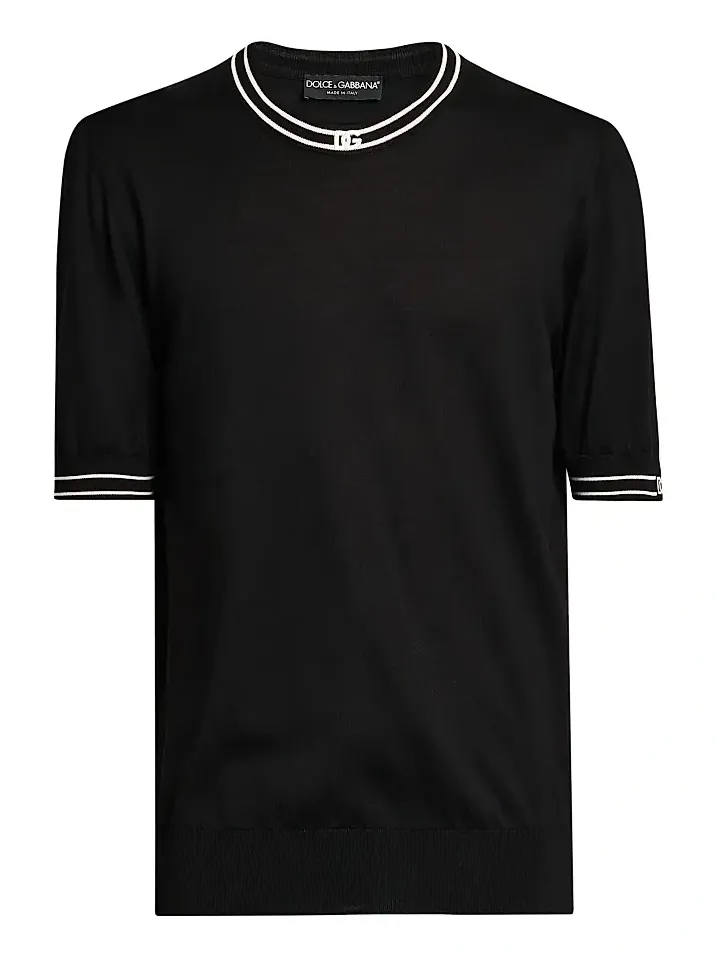 Men's Logo Silk T-Shirt Men's Logo Silk T-Shirt
