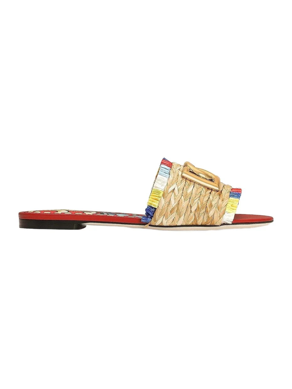 Dolce & Gabbana Women's Carretto Raffia Sandals