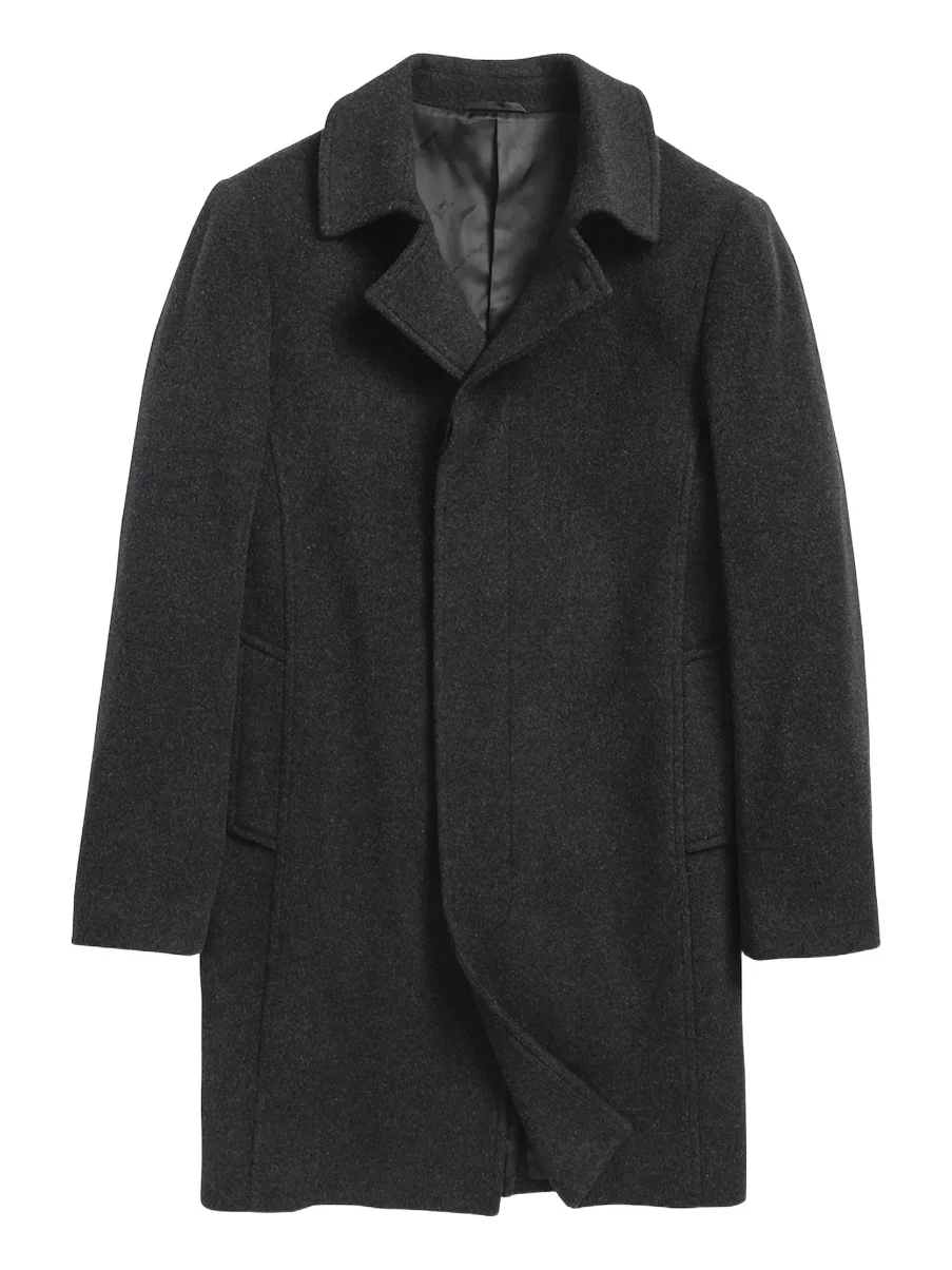 Men's Archers Wool & Cashmere-Blend Coat - Granite