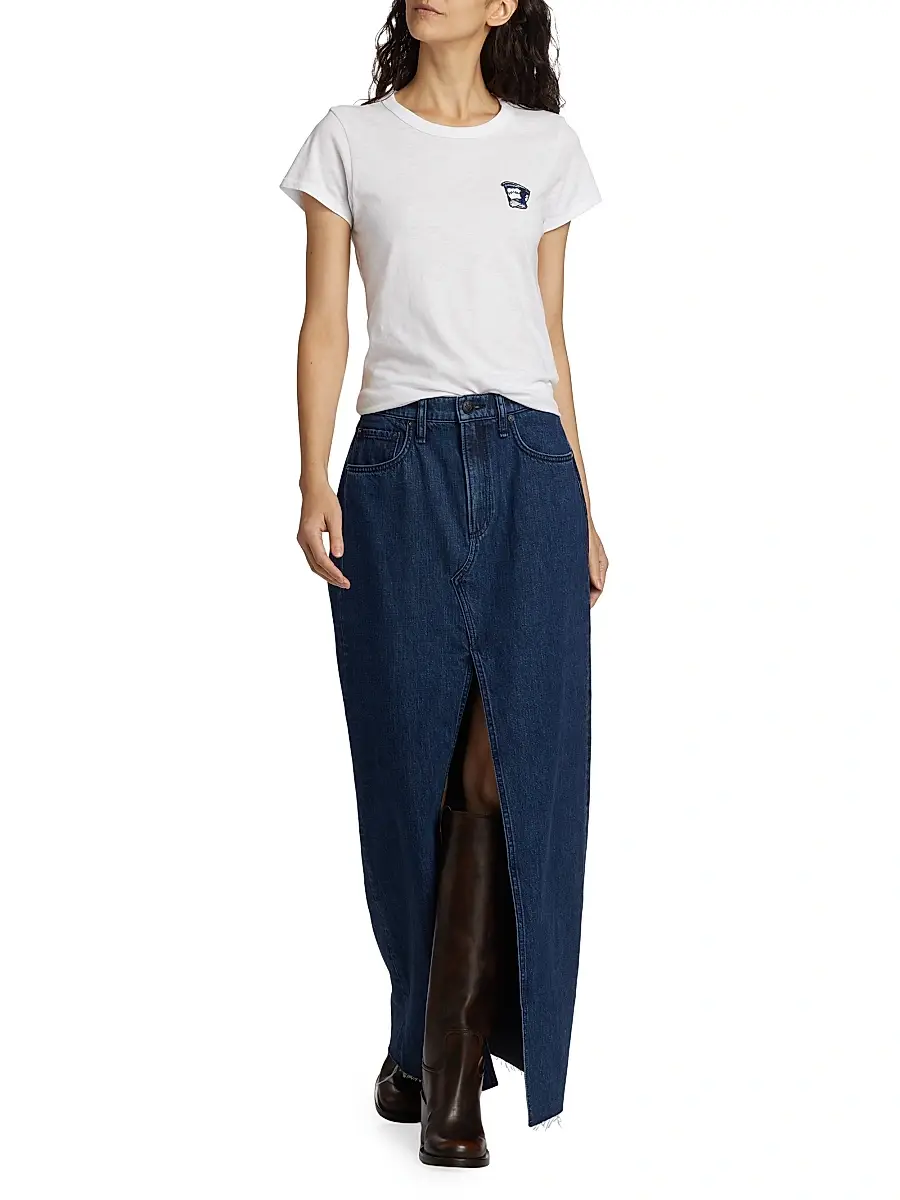 rag & bone Women's Avery Denim Maxi Skirt | Thumbnail 2 rag & bone Women's Avery Denim Maxi Skirt | Thumbnail 2