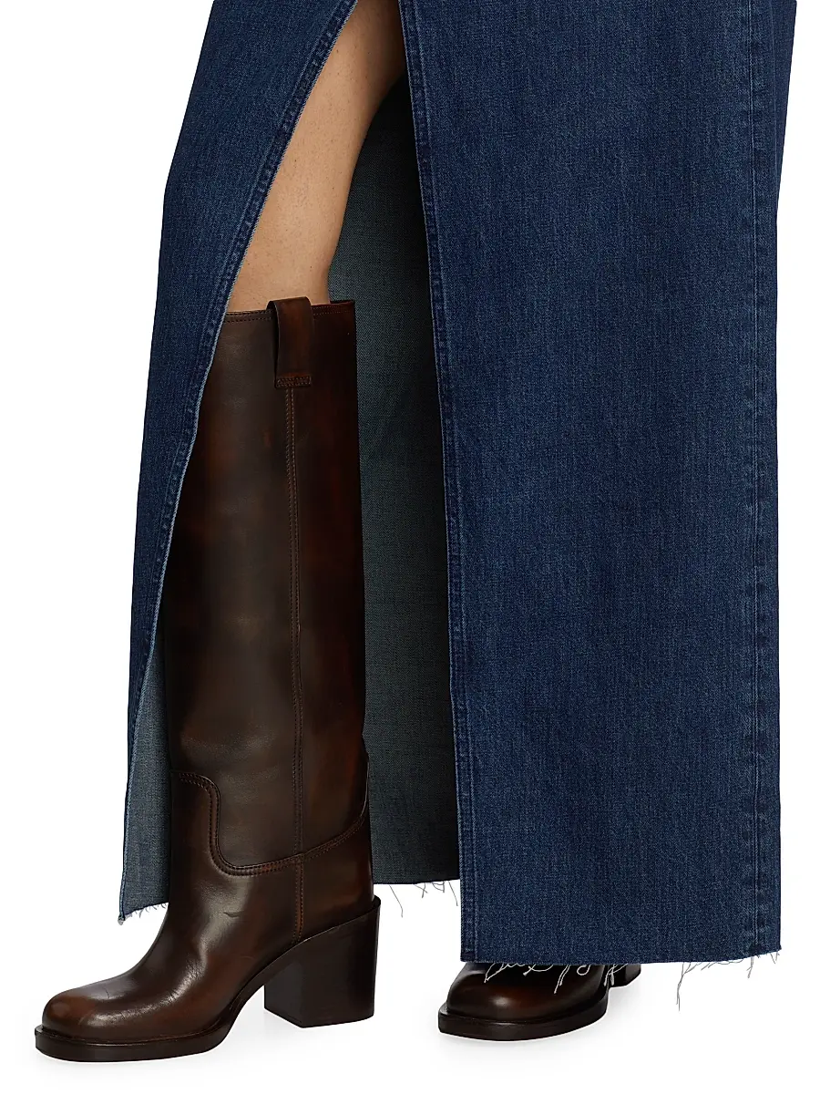 rag & bone Women's Avery Denim Maxi Skirt | Thumbnail 6 rag & bone Women's Avery Denim Maxi Skirt | Thumbnail 6