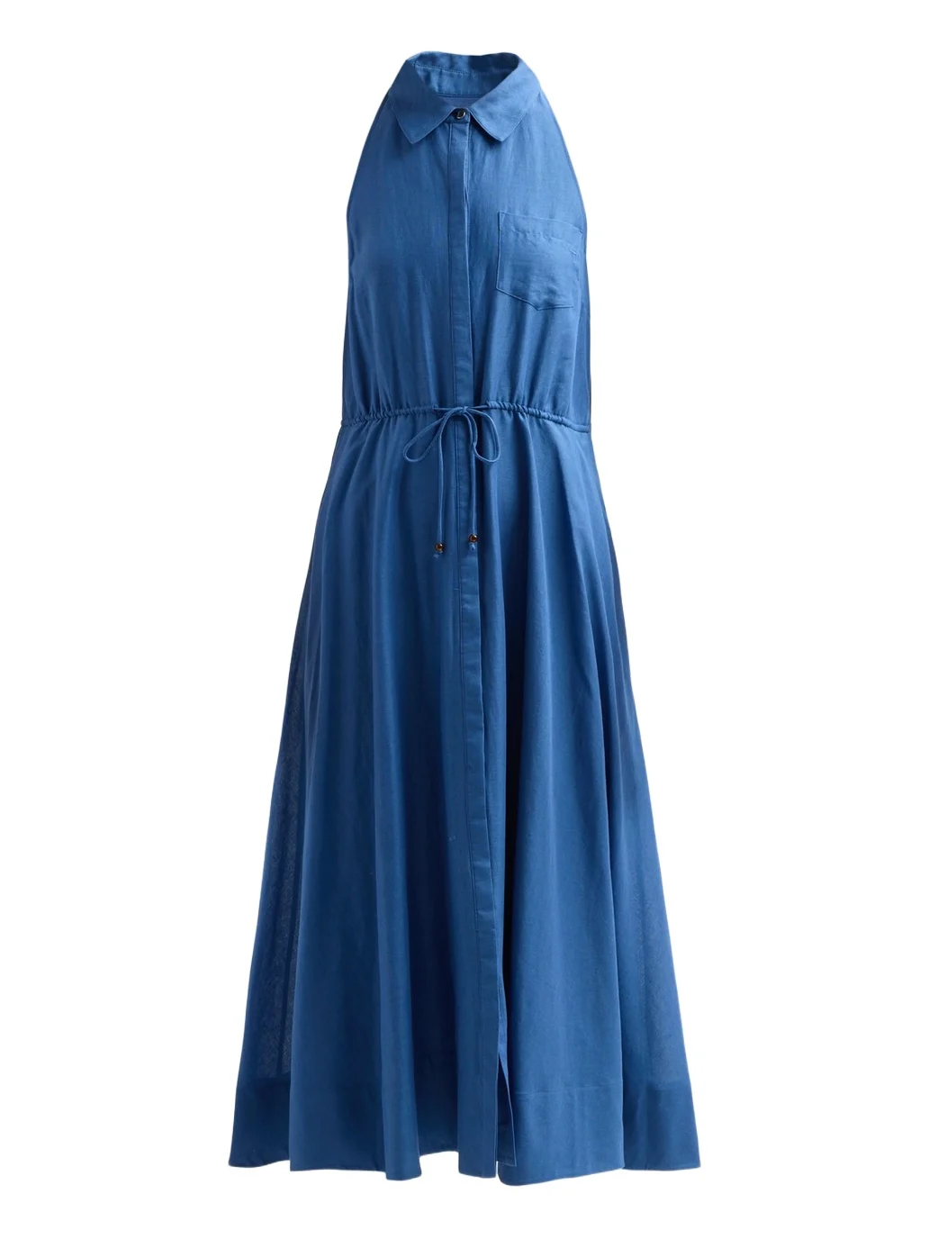 Toccin Women's Tiana Linen-Cotton Drawstring Shirtdress