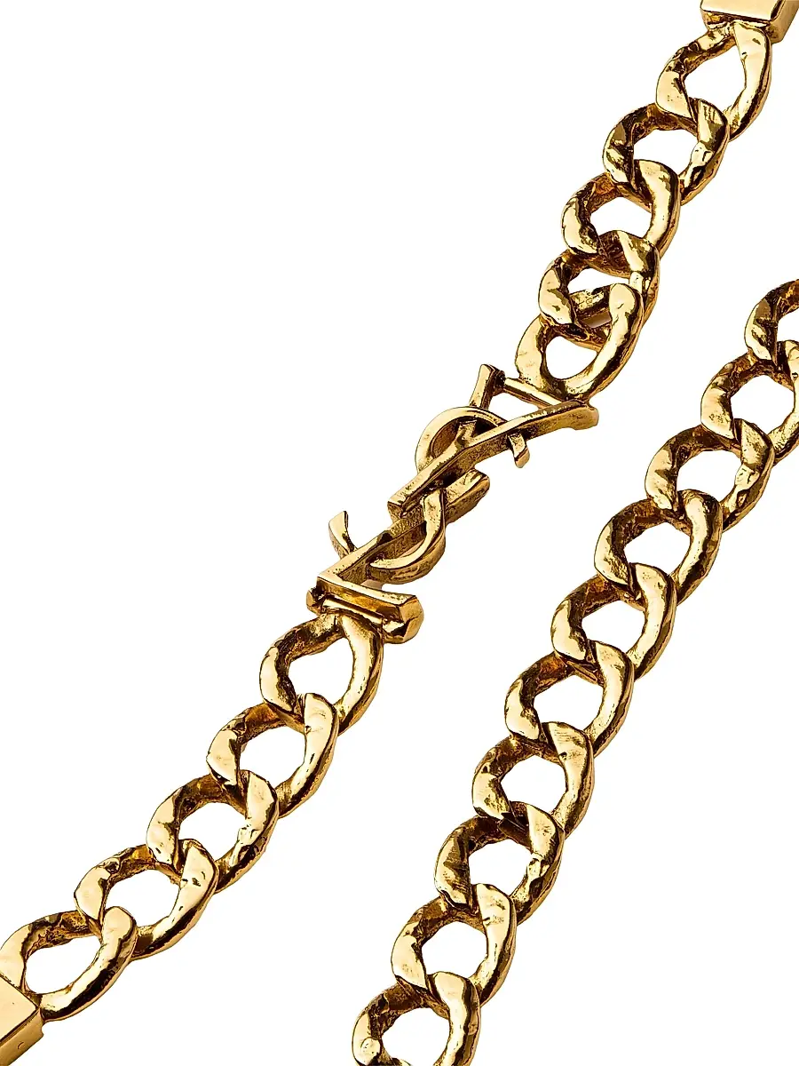 Saint Laurent Women's Cassandre-Chain Backless Dress in Knit - Bordeaux | Thumbnail 6 Saint Laurent Women's Cassandre-Chain Backless Dress in Knit - Bordeaux | Thumbnail 6