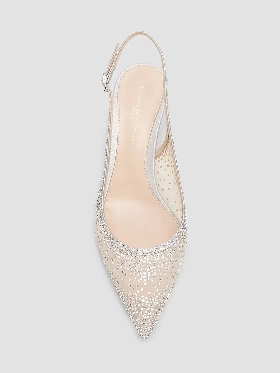 Gianvito Rossi Women's Regina 55MM Kitten Heel Slingback Pumps | Thumbnail 4 Gianvito Rossi Women's Regina 55MM Kitten Heel Slingback Pumps | Thumbnail 4