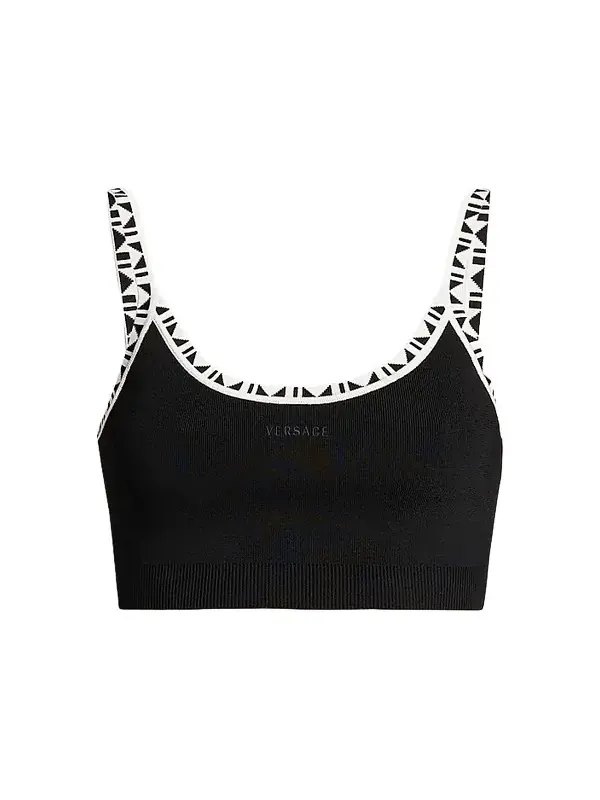 Women's La Vacanza Graphic Trim Crop Top Women's La Vacanza Graphic Trim Crop Top