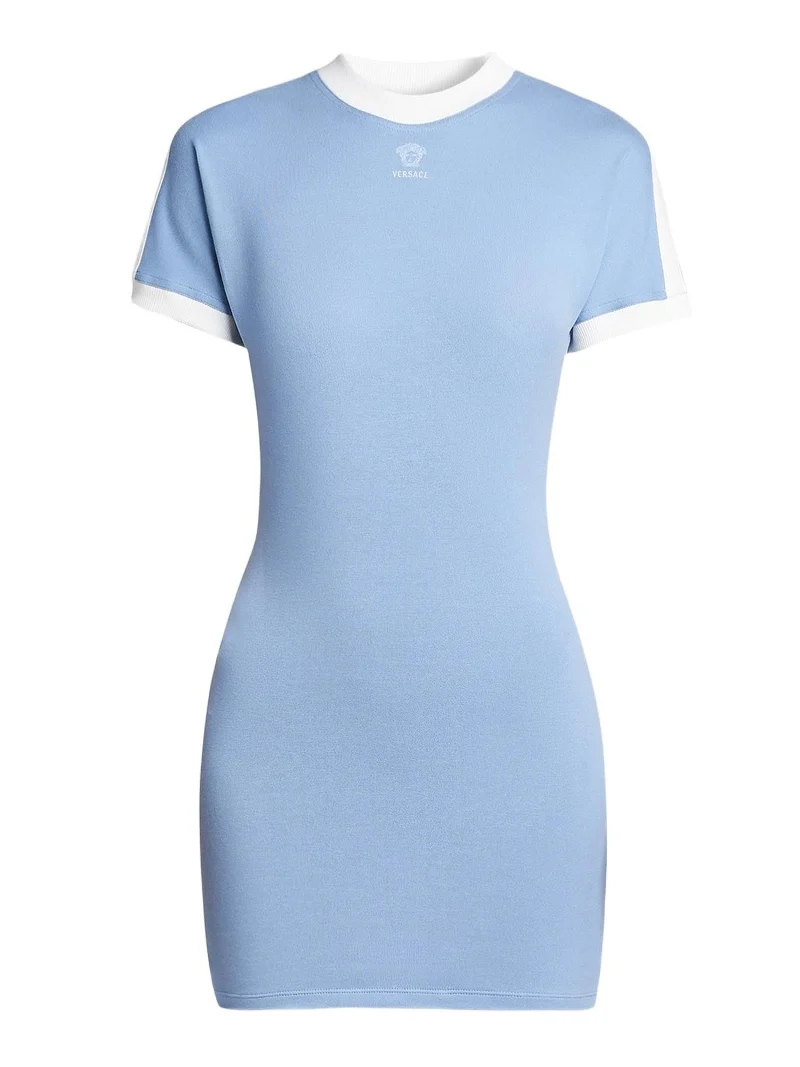 Women's La Vacanza Medusa Logo Stretch Cotton T-Shirt Dress Women's La Vacanza Medusa Logo Stretch Cotton T-Shirt Dress