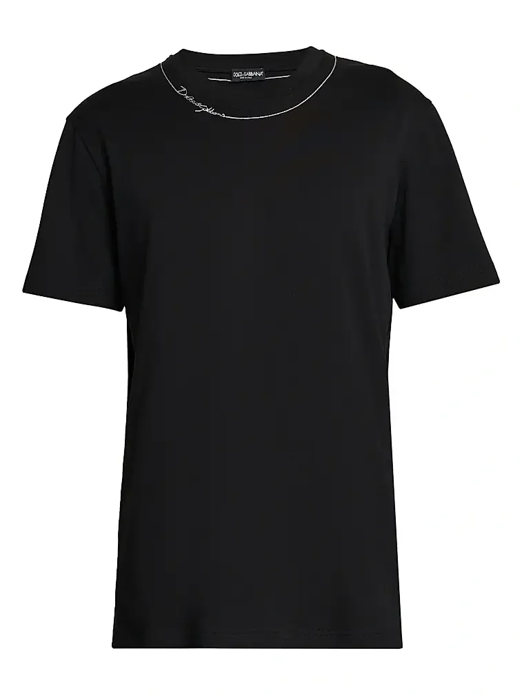 Men's Logo Cotton Crewneck T-Shirt Men's Logo Cotton Crewneck T-Shirt