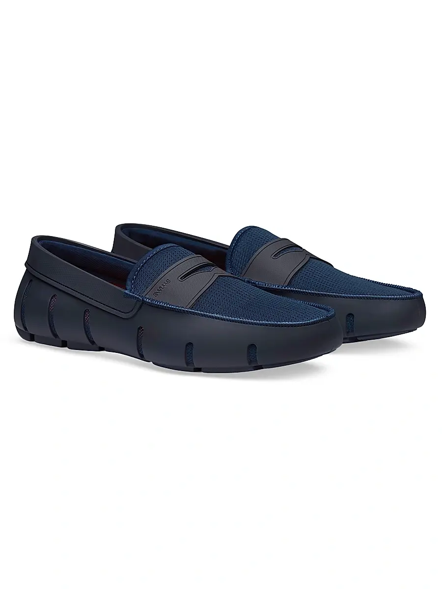 SWIMS Men's Mesh & Rubber Penny Loafers | Thumbnail 2 SWIMS Men's Mesh & Rubber Penny Loafers | Thumbnail 2