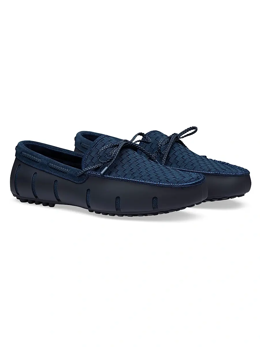 SWIMS Men's Woven Driving Loafers | Image 1 SWIMS Men's Woven Driving Loafers | Image 1