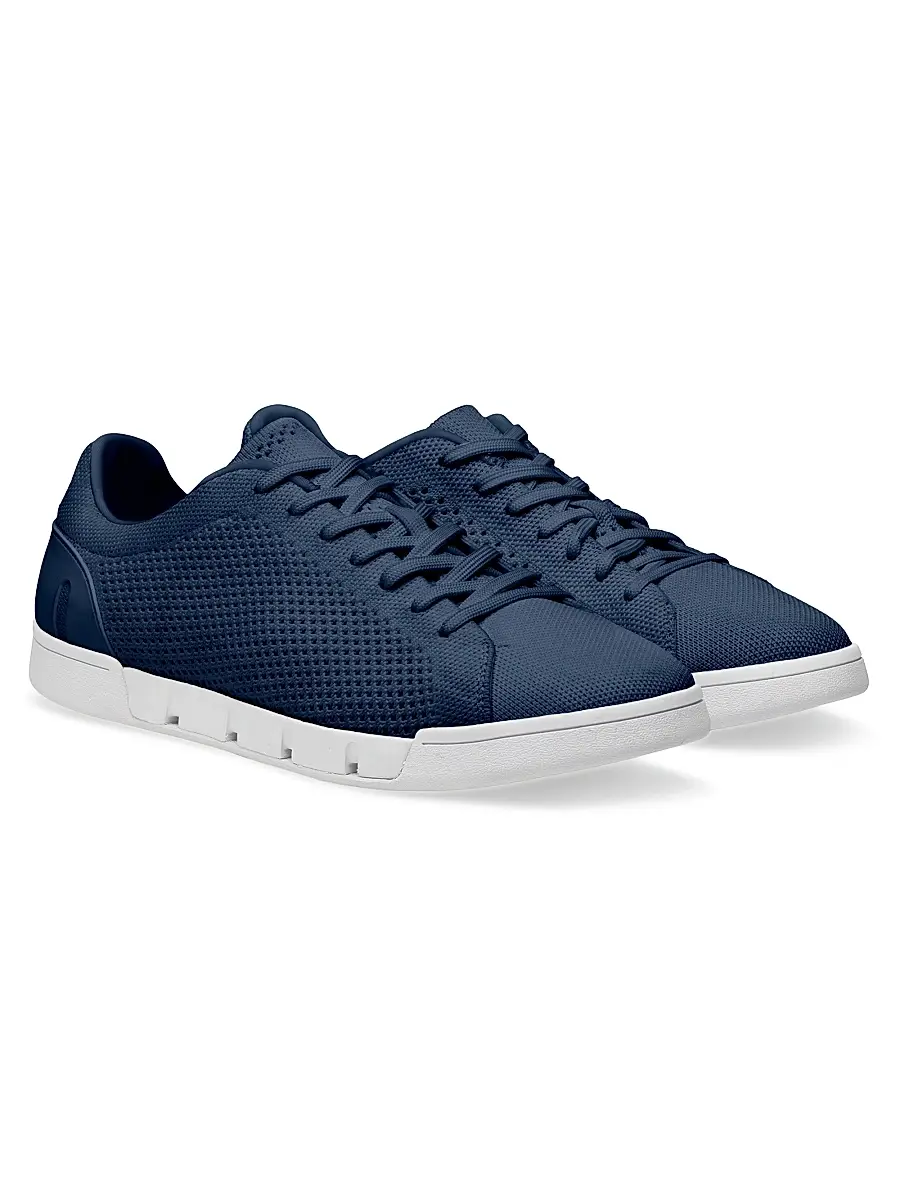 SWIMS Men's Breeze Tennis Knit Low-Top Sneakers | Thumbnail 2