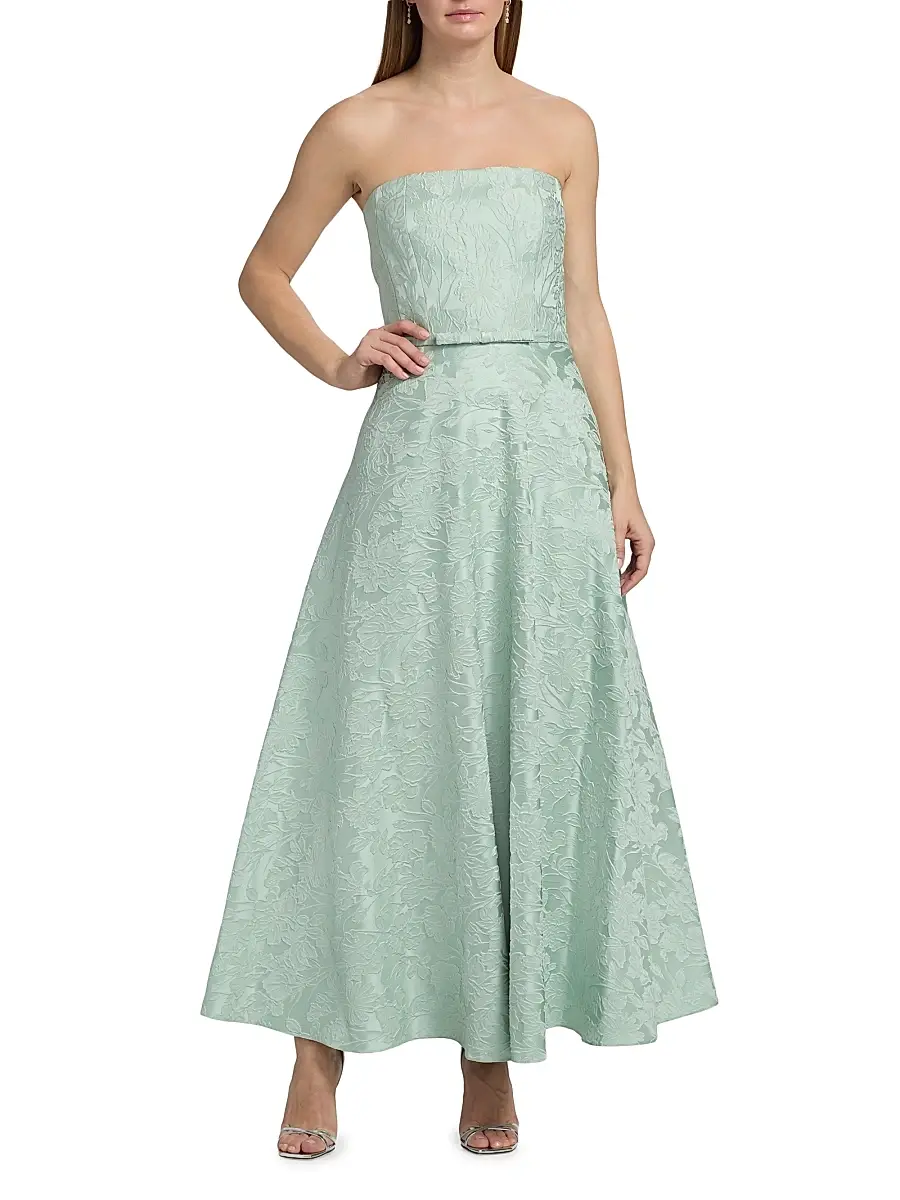 SACHIN & BABI Women's Darian Floral Cloque Maxi Dress | Thumbnail 3 SACHIN & BABI Women's Darian Floral Cloque Maxi Dress | Thumbnail 3