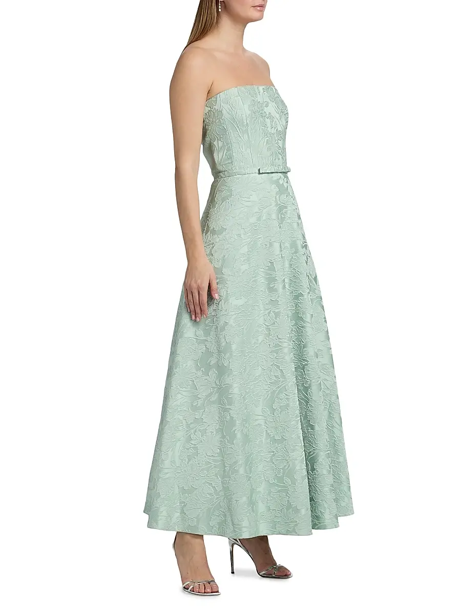 SACHIN & BABI Women's Darian Floral Cloque Maxi Dress | Thumbnail 4 SACHIN & BABI Women's Darian Floral Cloque Maxi Dress | Thumbnail 4