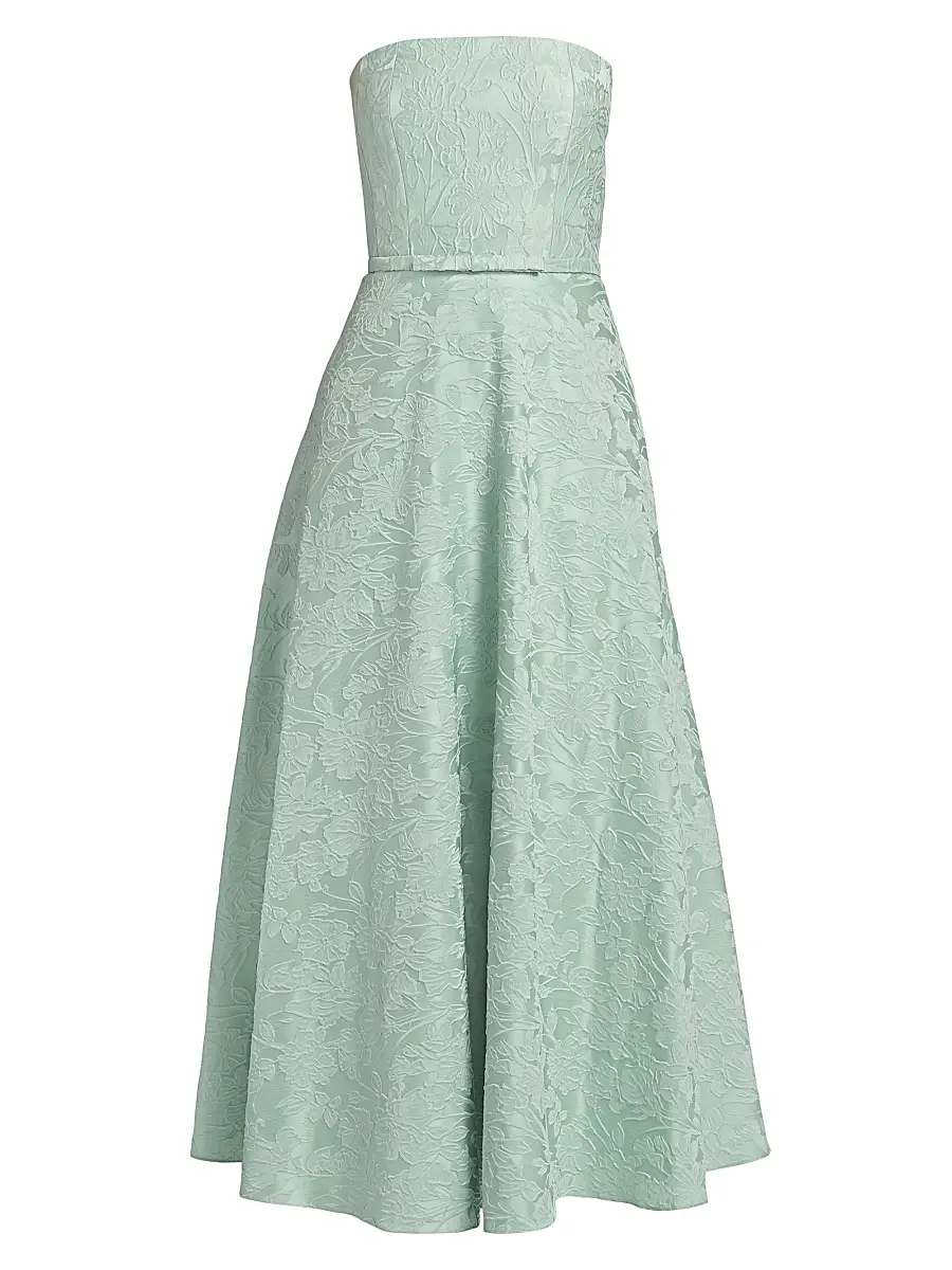 SACHIN & BABI Women's Darian Floral Cloque Maxi Dress - Celadon - Size 0 | Image 1 SACHIN & BABI Women's Darian Floral Cloque Maxi Dress - Celadon - Size 0 | Image 1