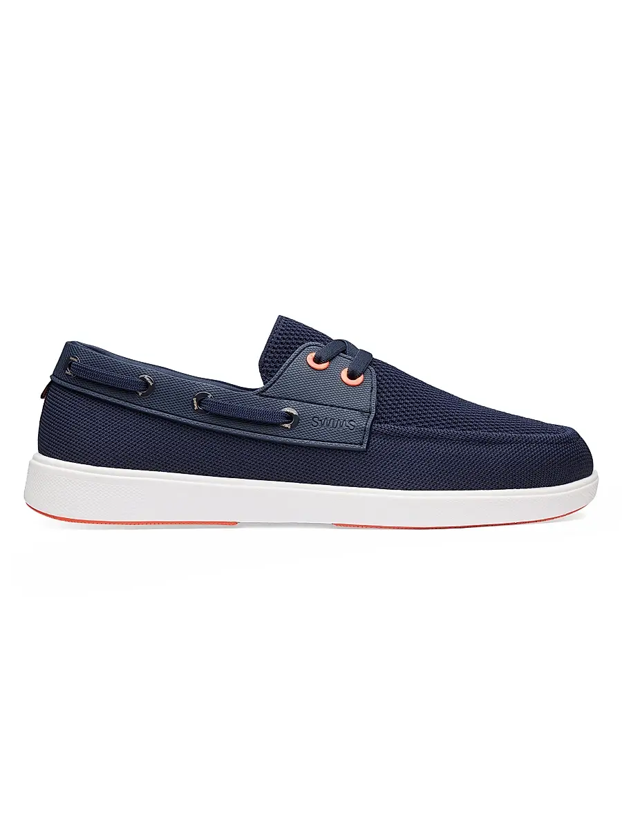 SWIMS Men's Breeze Boat Shoes - Navy White Orange - Size 15 | Image 1 SWIMS Men's Breeze Boat Shoes - Navy White Orange - Size 15 | Image 1