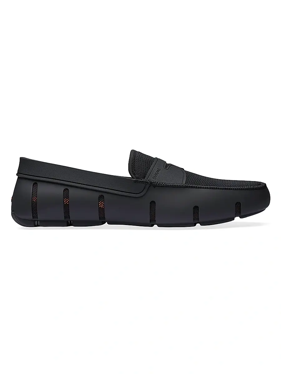 SWIMS Men's Mesh & Rubber Penny Loafers - Black - Size 15 | Image 1 SWIMS Men's Mesh & Rubber Penny Loafers - Black - Size 15 | Image 1