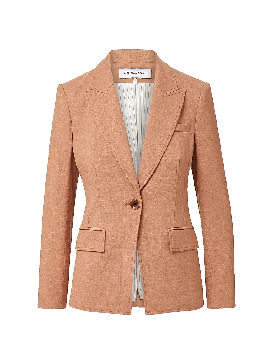 Veronica Beard Women's Isaac Dickey Jacket - Chai - Size 16 | Image 1 Veronica Beard Women's Isaac Dickey Jacket - Chai - Size 16 | Image 1