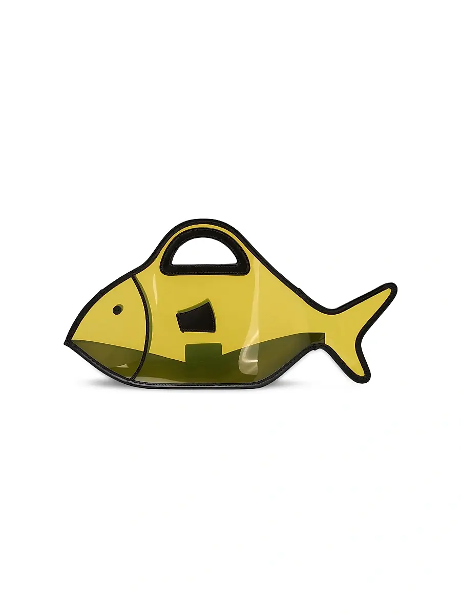 Staud Women's Cleo Fish Top Handle Bag | Image 1 Staud Women's Cleo Fish Top Handle Bag | Image 1