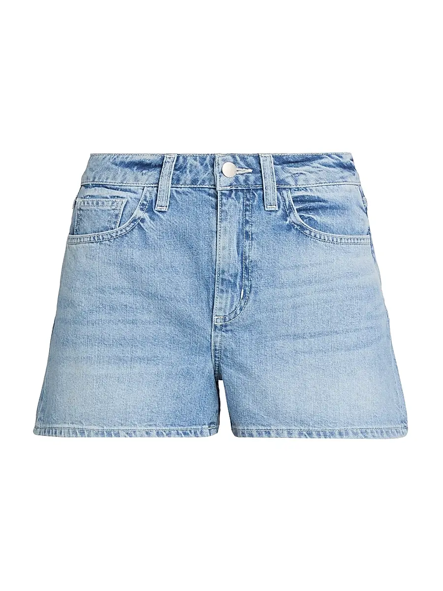 L'Agence Women's Lissania Ultra High-Rise Denim Shorts - Grant - Size 32 | Image 1 L'Agence Women's Lissania Ultra High-Rise Denim Shorts - Grant - Size 32 | Image 1