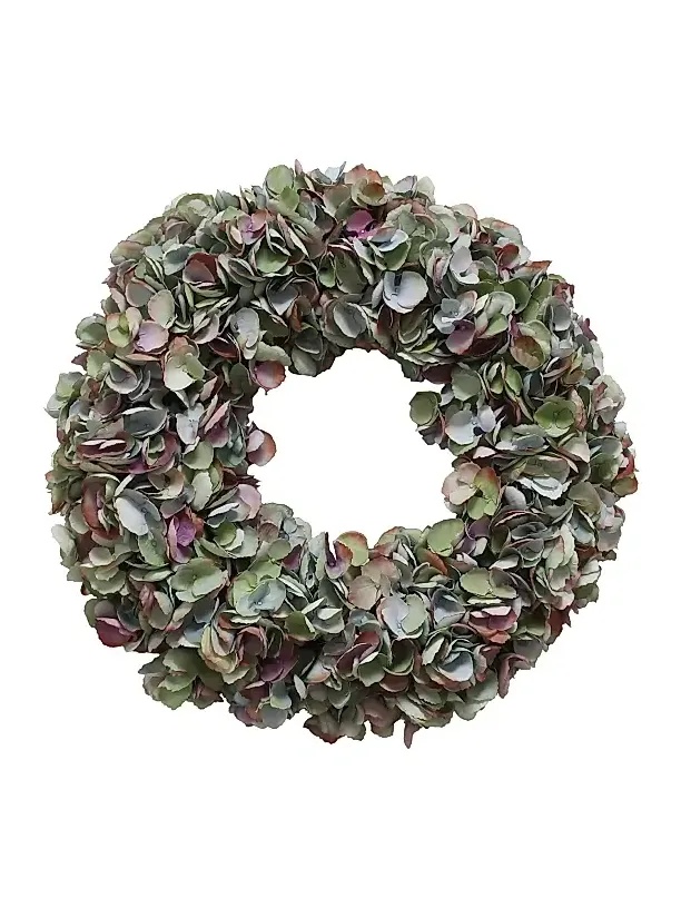 Winward Home Artificial Hydrangea Wreath