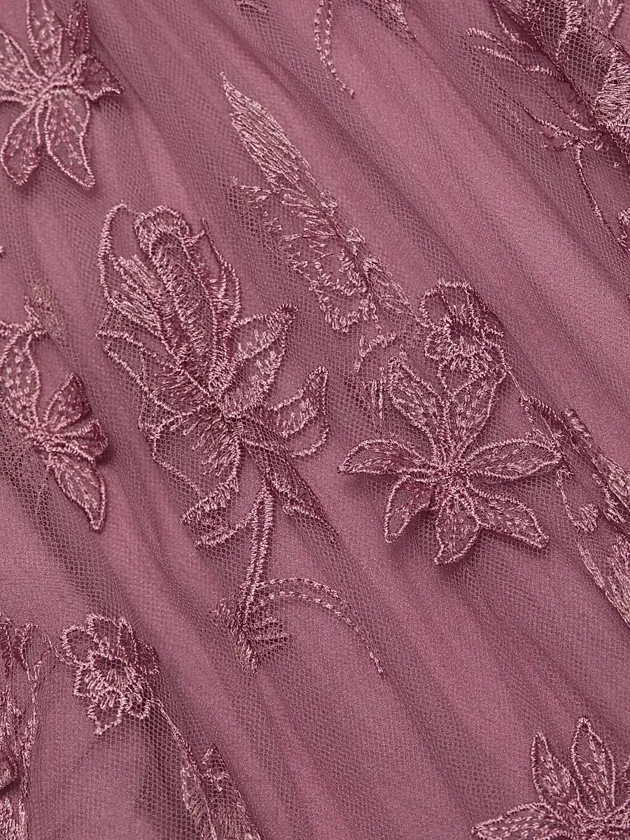 THEIA Women's Lux Floral-Embroidered Gown | Thumbnail 7 THEIA Women's Lux Floral-Embroidered Gown | Thumbnail 7