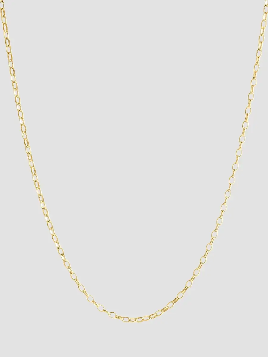 Anabel Aram Women's 18K-Gold-Plated Oval-Link Chain Necklace - Gold | Thumbnail 2 Anabel Aram Women's 18K-Gold-Plated Oval-Link Chain Necklace - Gold | Thumbnail 2