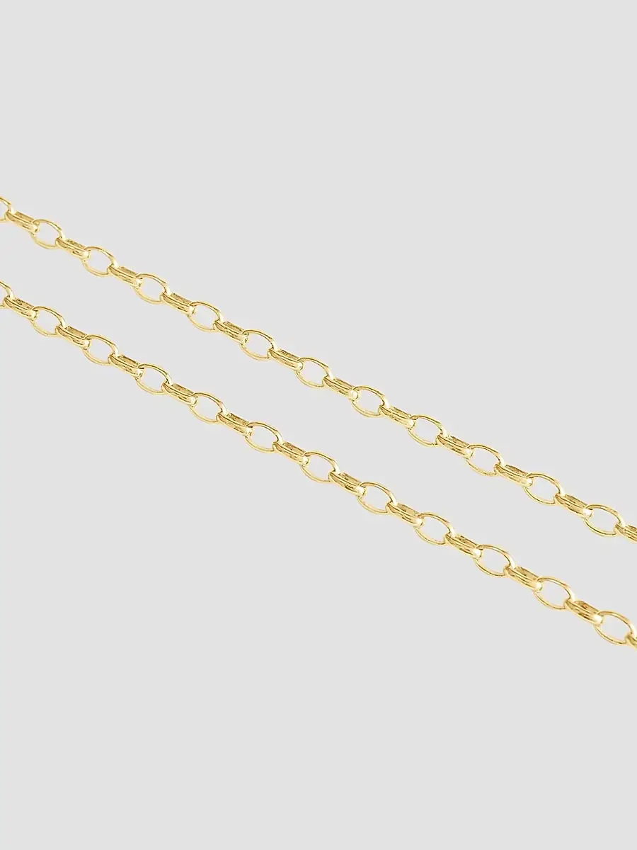 Anabel Aram Women's 18K-Gold-Plated Oval-Link Chain Necklace - Gold | Thumbnail 3 Anabel Aram Women's 18K-Gold-Plated Oval-Link Chain Necklace - Gold | Thumbnail 3