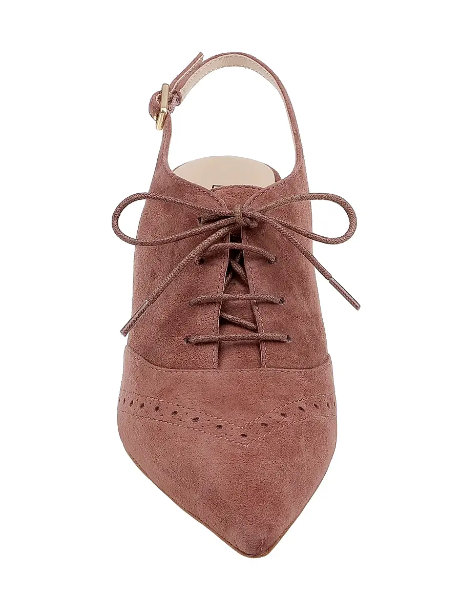 L'Agence Women's Shreya 80MM Suede Slingback Pumps | Thumbnail 4